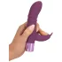 Rabbit Vibe - vibrator za G-točko s klitoralnim nastavkom - polnilni - vijoličen