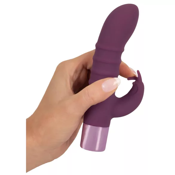 Rabbit Vibe - vibrator za G-točko s klitoralnim nastavkom - polnilni - vijoličen