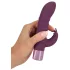 Rabbit Vibe - vibrator za G-točko s klitoralnim nastavkom - polnilni - vijoličen