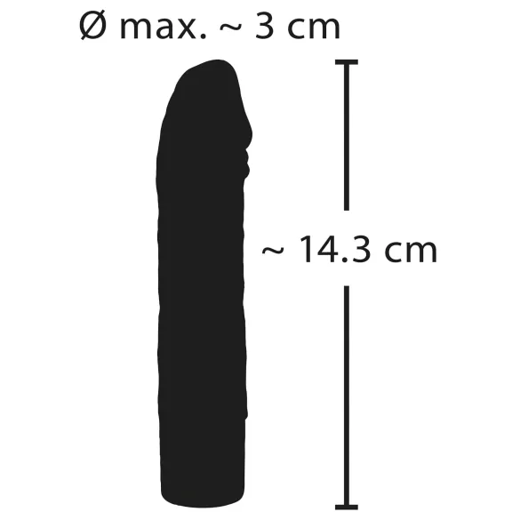 You2Toys Elegant Realistic - vibrator za polnjenje - vodoodporen - vijoličen