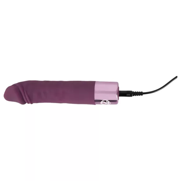 You2Toys Elegant Realistic - vibrator za polnjenje - vodoodporen - vijoličen
