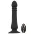 Black Velvets - akumulatorski, sunki delujoč analni vibrator (črn)