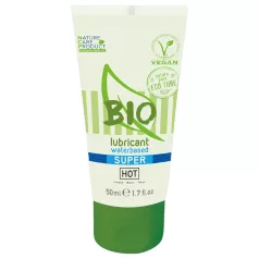 HOT Bio Super - lubrikant na vodni osnovi - veganski - 50 ml