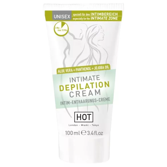 HOT Intimate - depilacijska krema za intimno območje s spatulo - 100 ml
