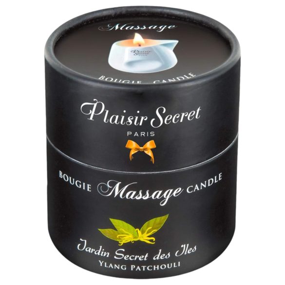 Plaisirs Secrets Ylang Patchouli - masažna sveča (80ml)
