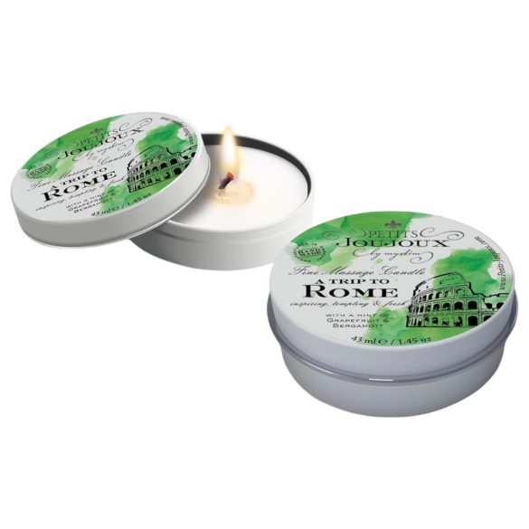 Petits Joujoux Rome masažna sveča - grenivka in bergamot (43ml)
