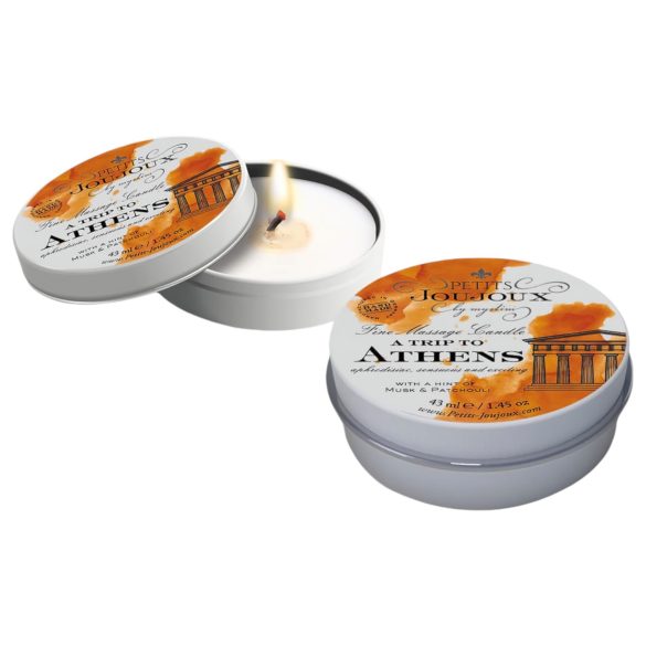 Petits Joujoux Atene - masažna sveča - mošus, pačuli (43ml)