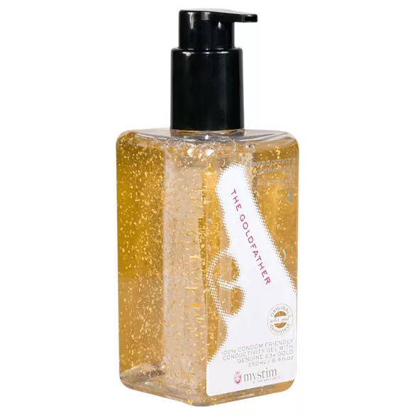 mystim - lubrikant za elektro seks - zlato 23k - 250 ml
