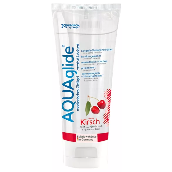 AQUAglide - lubrikant na vodni osnovi - češnja - 100 ml