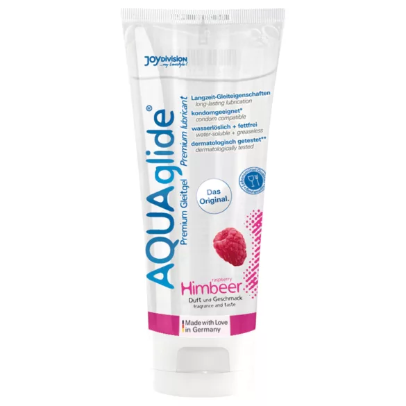 AQUAglide - lubrikant na vodni osnovi - malina - 100 ml