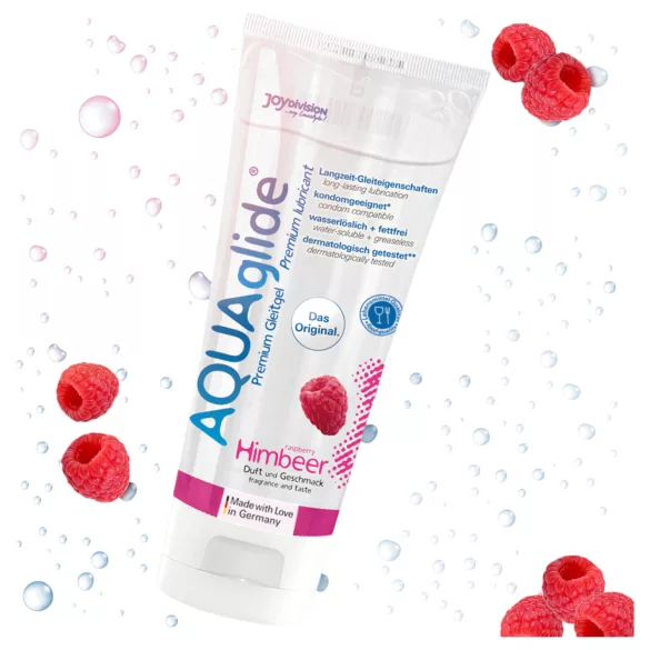 AQUAglide - lubrikant na vodni osnovi - malina - 100 ml