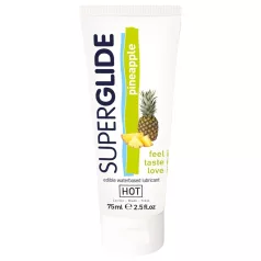 HOT Superglide - jedilno lubrikant gel - ananas - 75ml