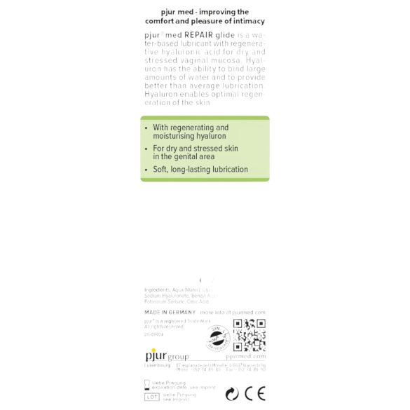 Pjur med - obnavljajoči lubrikant (100ml)