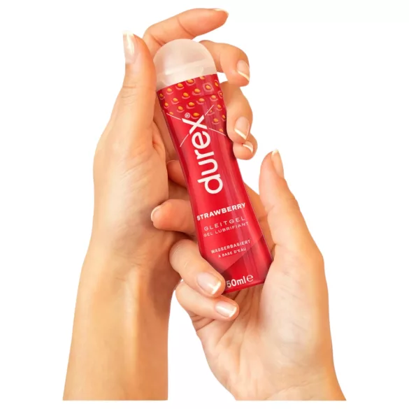 Durex - lubrikant z okusom jagode - 50 ml
