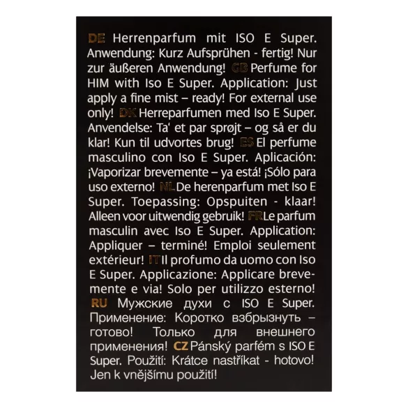 P6 Iso E Super - feromonski parfum - moški vonj - 30ml