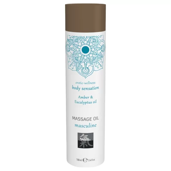 Shiatsu Masculine - masažno olje - borostjan, evkaliptus - 100 ml
