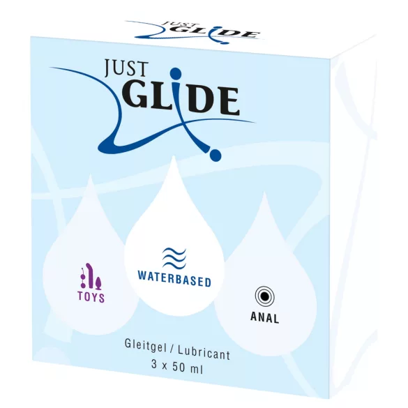 Just Glide - komplet lubrikantov - 3 x 50 ml