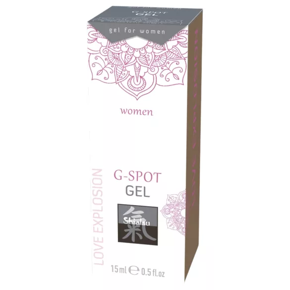 HOT Shiatsu - gel za stimulacijo G-točke - intimni gel (15 ml)