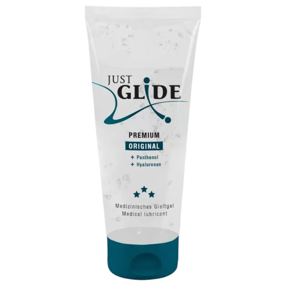 Just Glide Premium Original - vodni lubrikant - veganski - 200ml