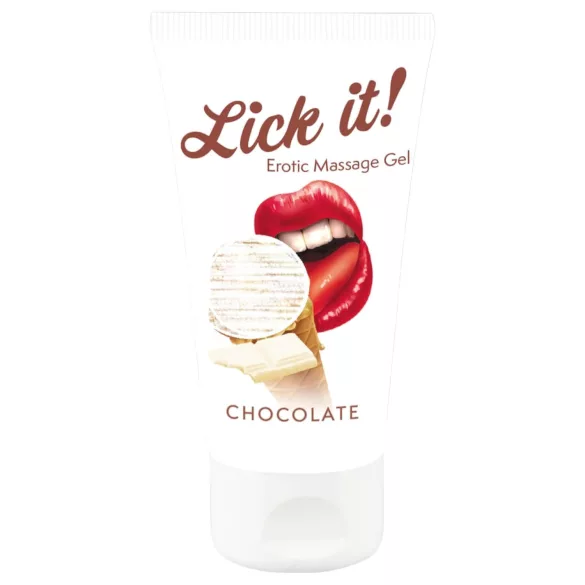 Lick it! - jedilno lubrikant 2v1 - bela čokolada - 50 ml