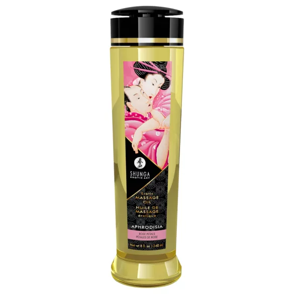 Shunga - masažno olje - vrtnica - 240ml