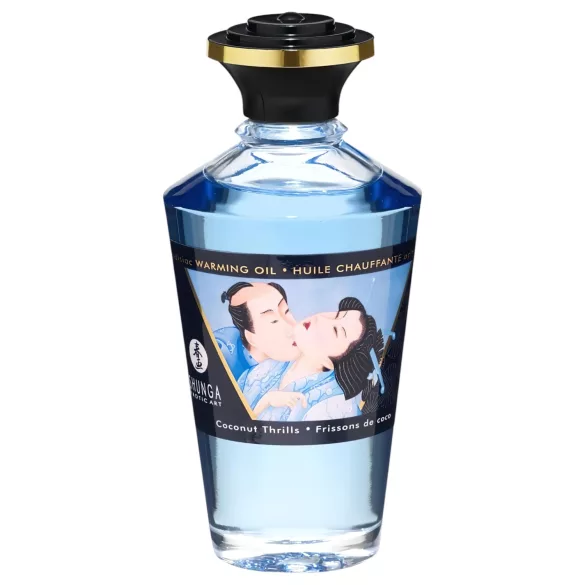 Shunga - masažno olje z grelnim učinkom - kokos - 100 ml