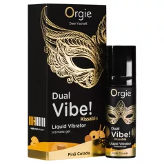 Orgie Dual Vibe! - tekoči vibrator - Pinã Colada (15 ml)