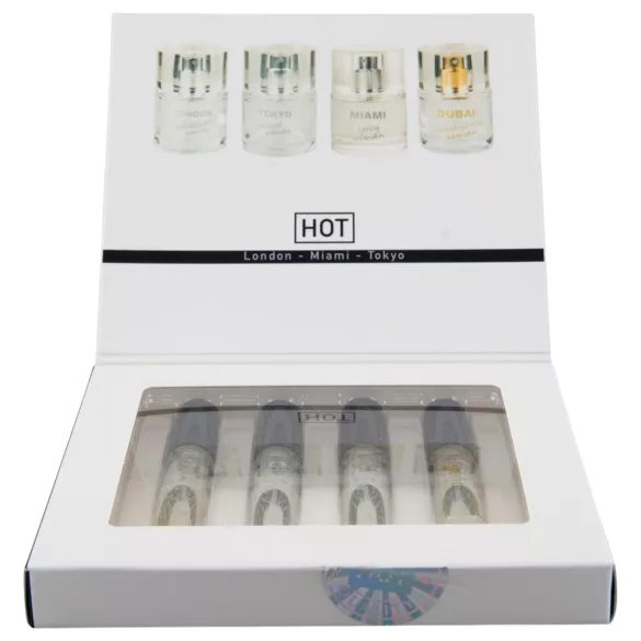 HOT LMTD - feromonski parfumi za ženske - komplet 4x5ml