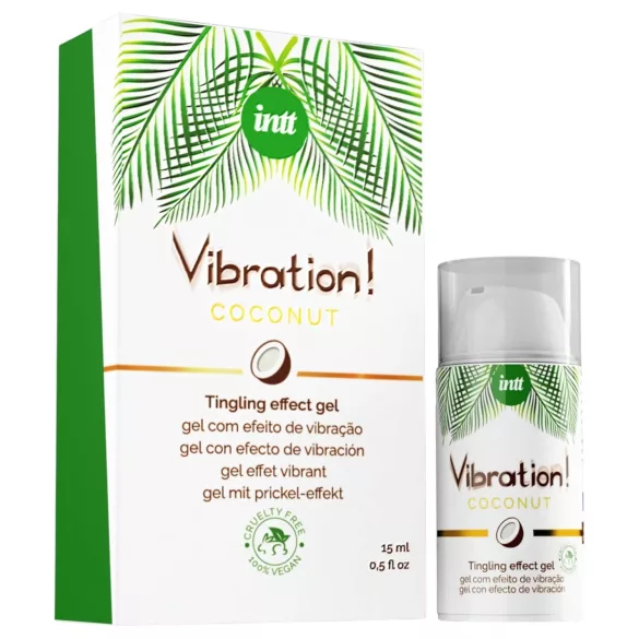 Intt Vibration! - tekoči vibrator - kokos (15 ml)