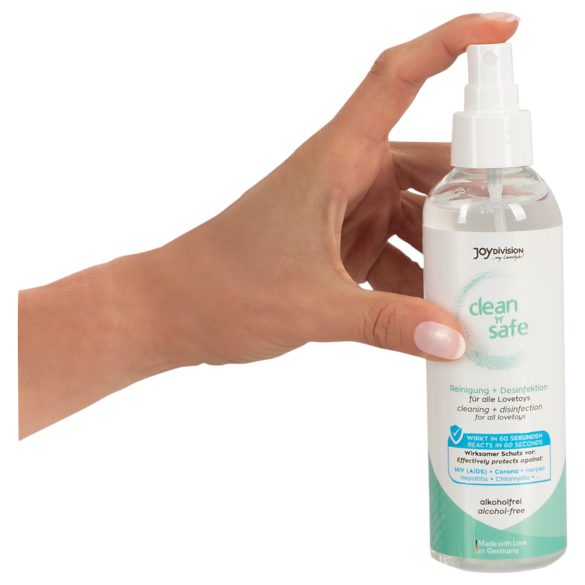 JoyDivision Clean Safe - dezinfekcijski in čistilni sprej - 200 ml