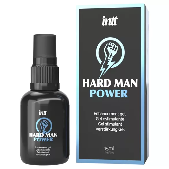 Intt Hard Man Power - stimulacijski gel za moške - 15 ml