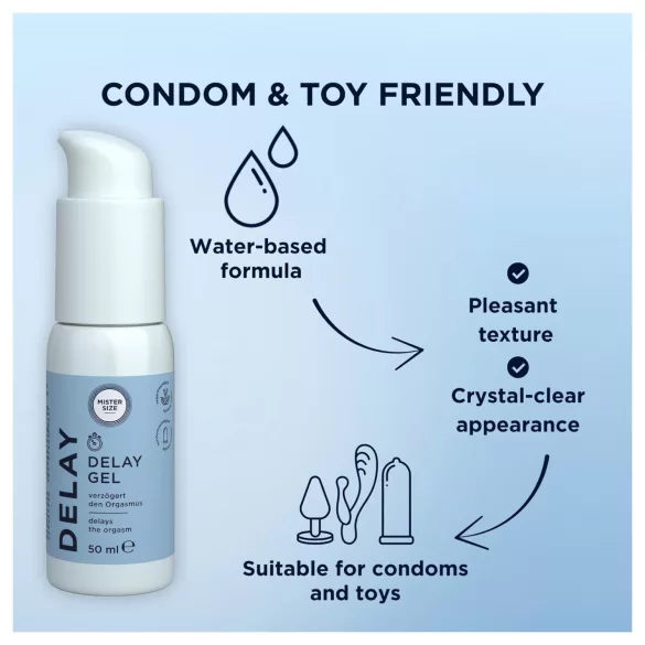 Mister Size - gel za zakasnitev izlivanja - 50ml