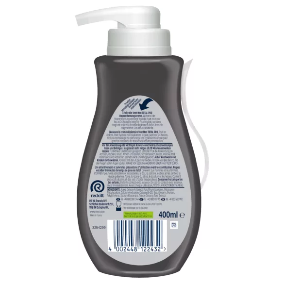 Veet - depilacijska krema za moške - 400 ml