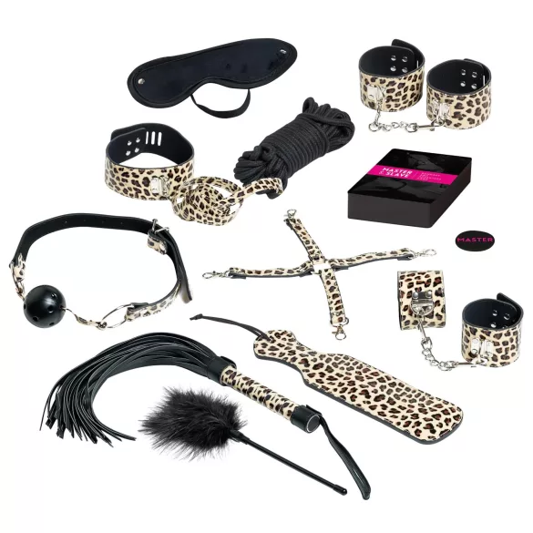 tease & please - Master & Slave - premium BDSM pustolovski komplet za pare (13-delni)
