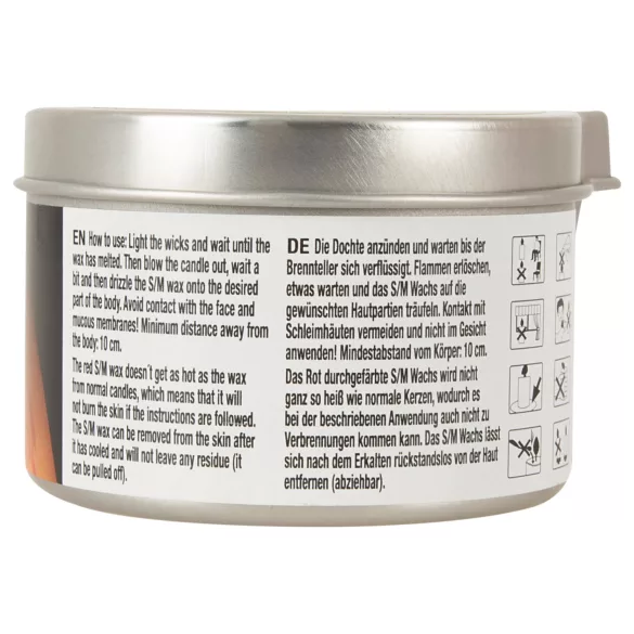 BDSM High Temperature - masažna sveča za telo - parafin - 100 ml