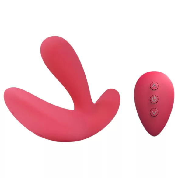 Cotoxo Saddle - vibracijski masažer prostate z daljinskim upravljalnikom - rdeč