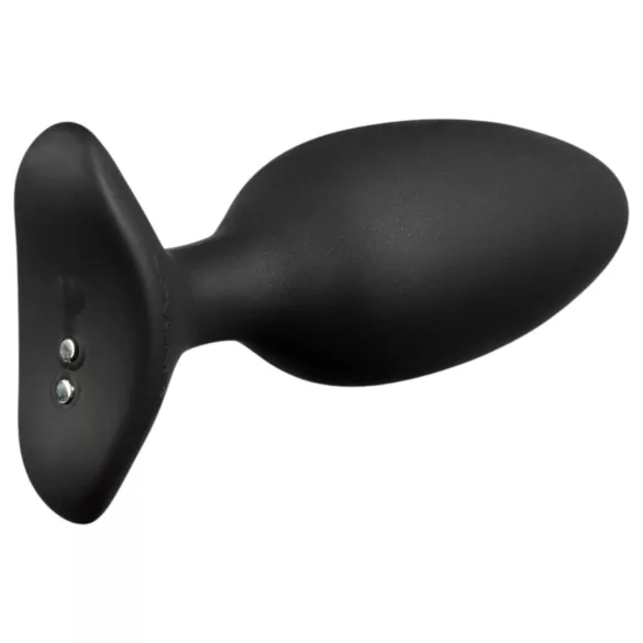 Lovense Hush 2 S - aplikacijsko vodeni analni vibrator (38 mm, črn)