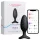 Lovense Hush 2 M - analni vibrator z upravljanjem prek aplikacije (45 mm, črn)