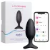 Lovense Hush 2 M - analni vibrator z upravljanjem prek aplikacije (45 mm, črn)