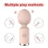 Sunfo Strawberry - mini vibrator za masažo - vodoodporen - roza
