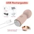 Sunfo Strawberry - mini vibrator za masažo - vodoodporen - roza