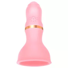 Sunfo - vibrator za prsi - polnjenje USB - roza