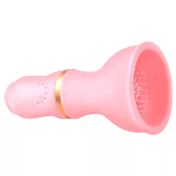 Sunfo - vibrator za prsi - polnjenje USB - roza
