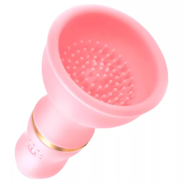 Sunfo - vibrator za prsi - polnjenje USB - roza