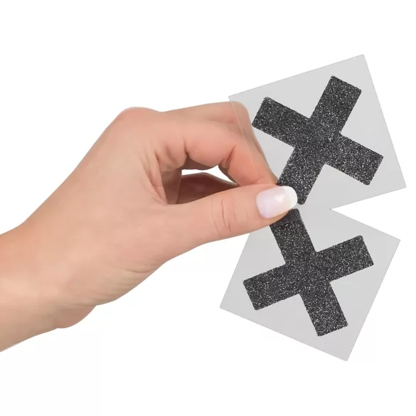Cottelli - Bleščeči nalepki za bradavice - X