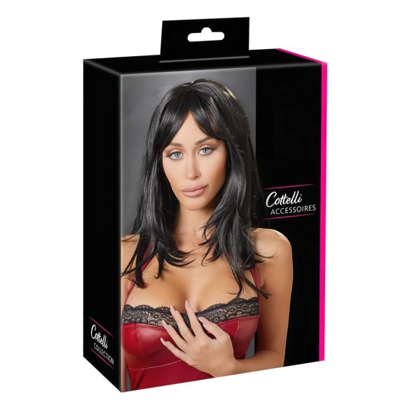 Cottelli - dolga črna lasulja