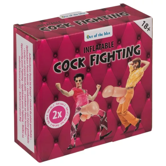 Cock Fighting - napihljiv strap-on penis - natur
