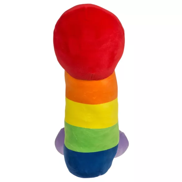 Plišasti penis - 30 cm - mavrica