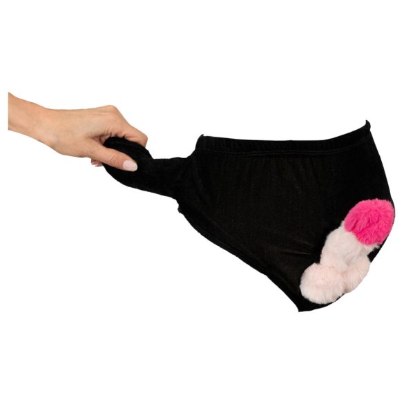 Črne napihljive moške spodnjice