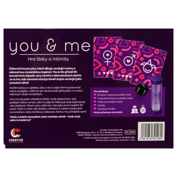 you & me - erotična igra za pare (češka)